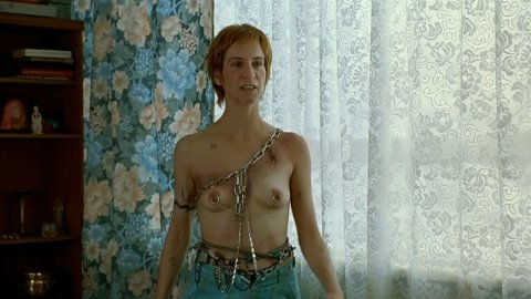 Saskia Reeves, Amanda Plummer - Nude Boobs in Butterfly Kiss (1995)