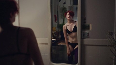 Nathalie Love, Greta Gerwig - Nude Boobs in 20th Century Women (2016)