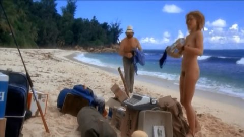 Amanda Donohoe - Nude Boobs in Castaway (1986)