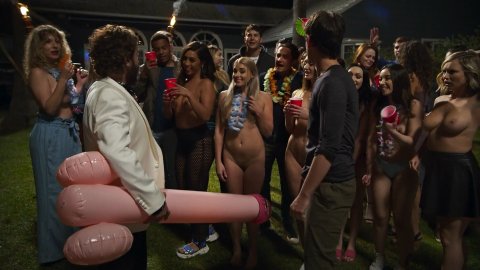 Aimee Teegarden, Lily Drew Detwiler, Charlotte McKinney, Liz Katz - Nude Boobs in Guest House (2020)