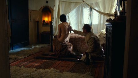 Isabella Nefar, Gana Bayarsaikhan - Nude Boobs in Waiting for the Barbarians (2019)