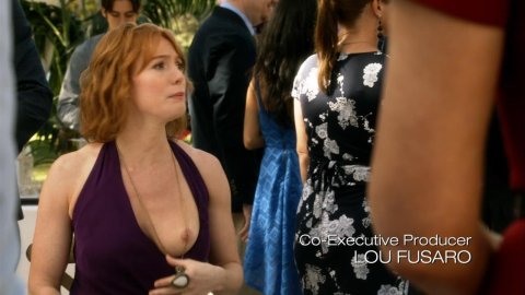 Alicia Witt - Nude Boobs in House of Lies s04e05 (2015)