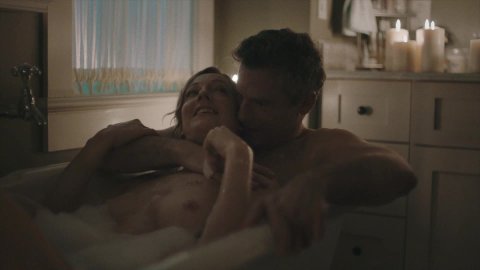 Judy Greer - Nude Boobs in Kidding s01e05 (2018)